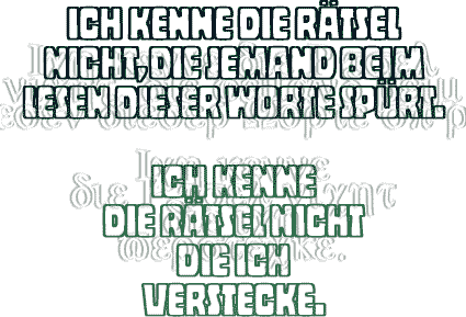 ich kenne die rätsel